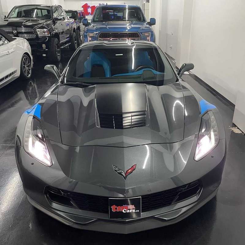 Gris Usado 2017 Chevrolet Corvette Grand Sport Sport Coupe | 74.900 € - Imagen 1/4