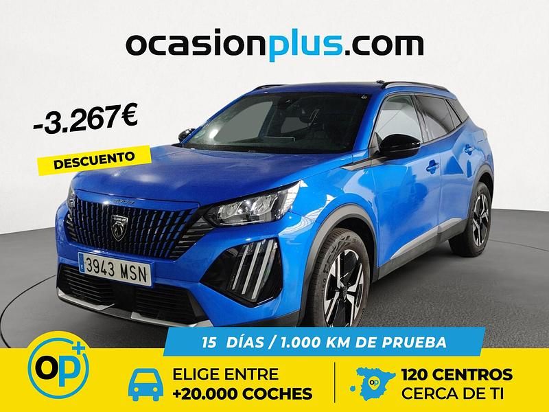 Azul Usado 2024 Peugeot 2008 Allure SUV | 18.250 € (Precio justo) - Imagen 1/4
