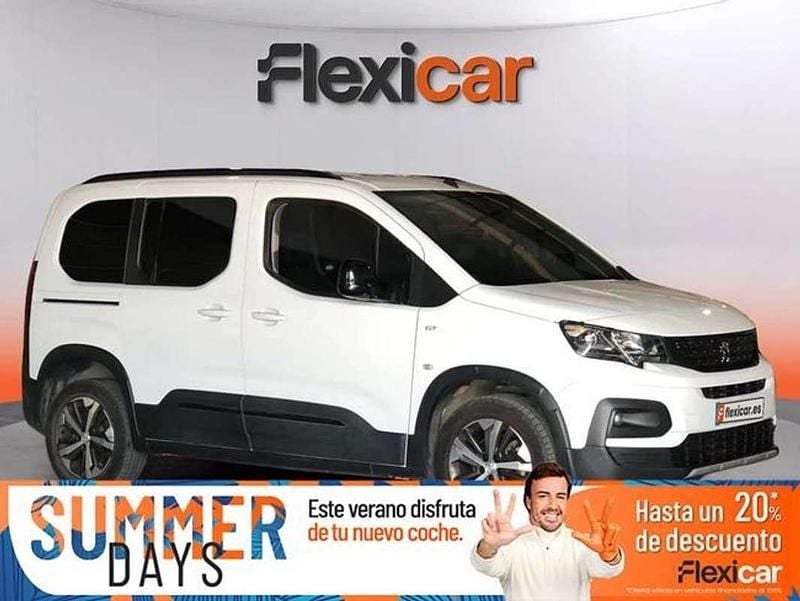 Blanco Usado 2023 Peugeot Rifter GT Monovolumen | 19.190 € (Precio justo) - Imagen 1/4