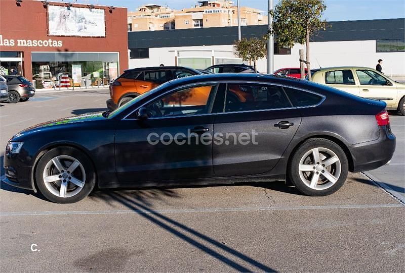 Usado Audi A5 Sportback Advanced 150 CV (110 kW) 2015 Gris / plata Utilitario
