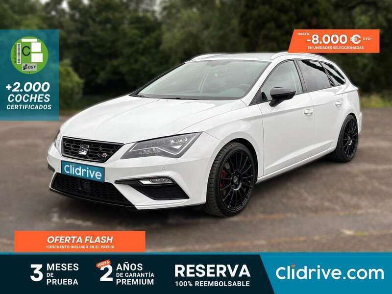 Blanco Usado 2018 Seat Leon ST FR Familiar | 15.190 € (Precio justo) - Imagen 1/3
