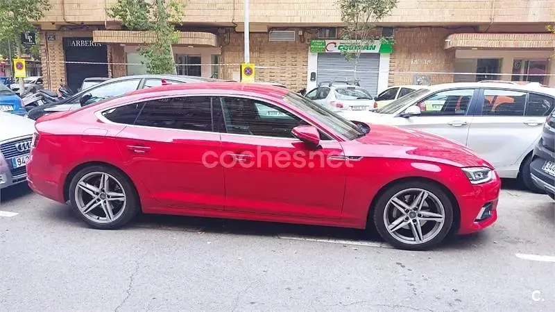 Usado Audi A5 Sportback 190 CV (139 kW) 2018 Rojo Utilitario