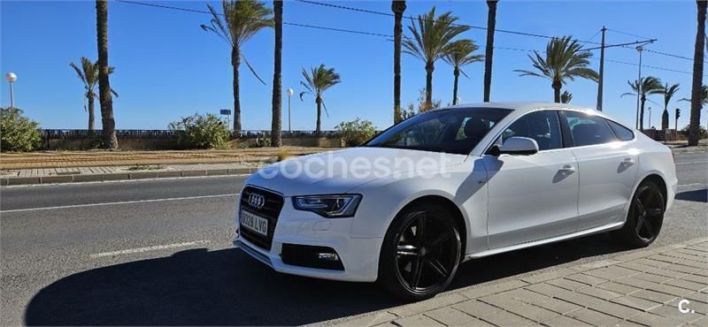 Etiqueta c (verde) Usado 2014 Audi A5 Sportback S-Line Berlina | 16.000 € (Precio justo) - Imagen 1/4