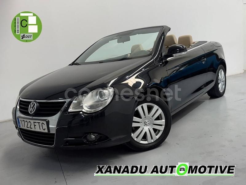 Negro Usado 2007 VW Eos Descapotable | 8990 € (Precio justo) - Imagen 1/4
