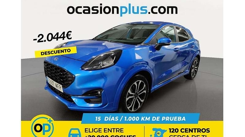 Azul Usado 2023 Ford Puma ST-Line SUV | 14.546 € (Precio justo) - Imagen 1/4
