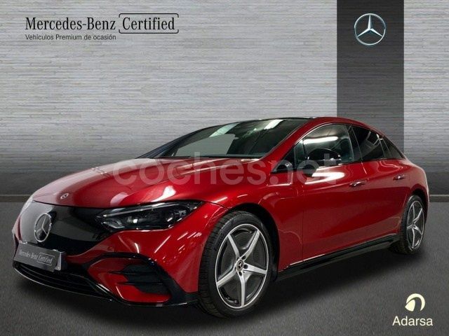 Rojo jacinto Usado 2022 Mercedes EQE350 Edition Berlina | 49.900 € (Buen precio) - Imagen 1/4