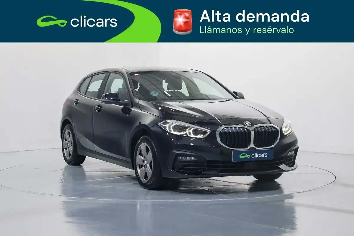 Käytetty BMW 118 150 HP (110 kW) 2021 Musta Viistoperä
