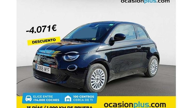 Negro Usado 2022 Fiat 500e Action Utilitario | 10.809 € (Buen precio) - Imagen 1/4