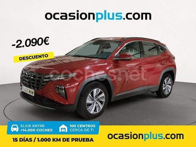 Rojo Usado 2023 Hyundai Tucson SUV | 22.990 € (Precio justo) - Imagen 1/4