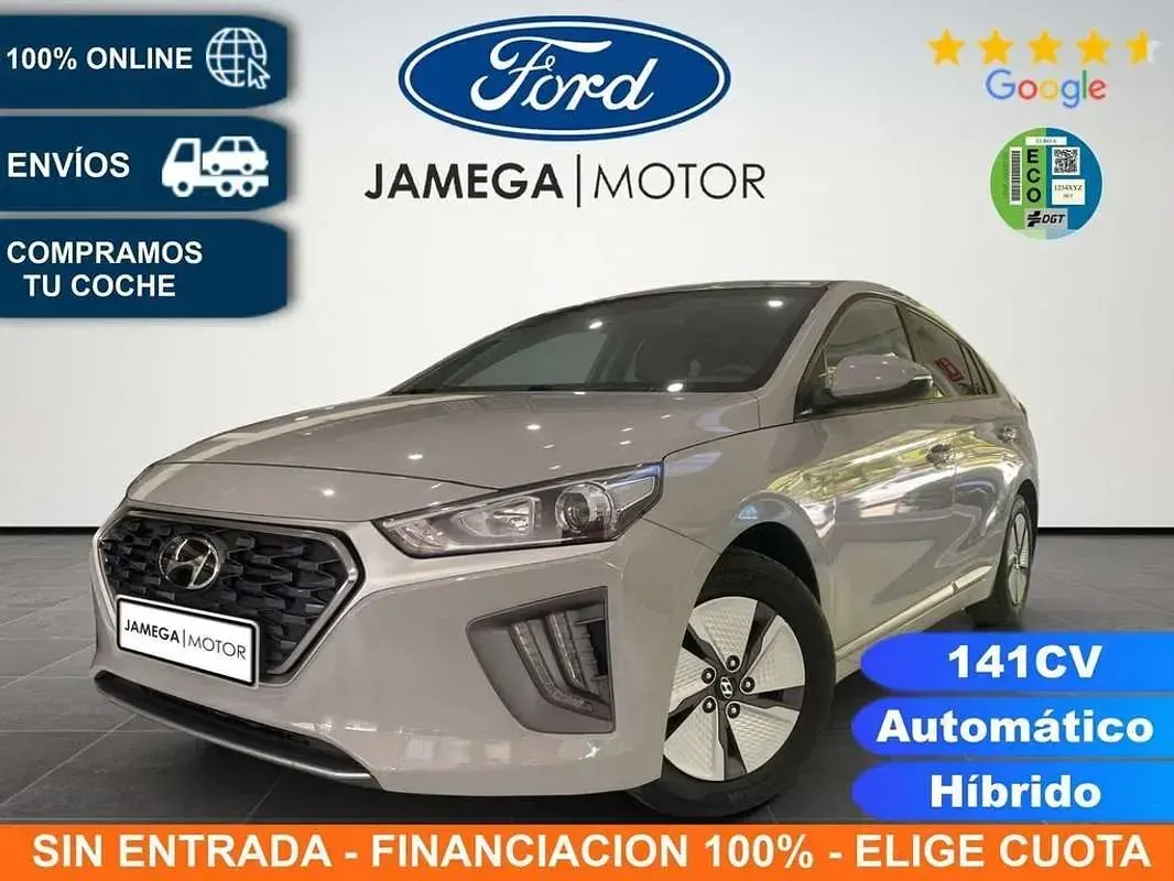 Usado Hyundai Ioniq 141 CV (103 kW) 2021 Gris Utilitario