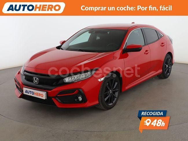 Rojo Usado 2020 Honda Civic Elegance Berlina | 18.899 € (Buen precio) - Imagen 1/3