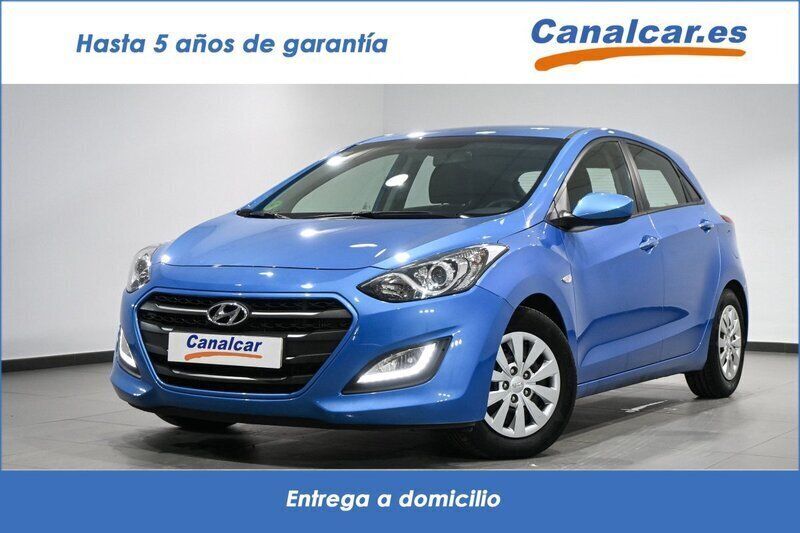 Usado Hyundai i30 90 CV (66 kW) 2017 Azul