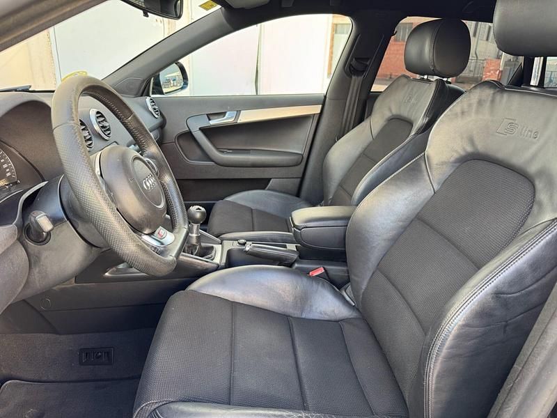 Usado Audi A3 S-Line 140 CV (102 kW) 2008 Negro Utilitario