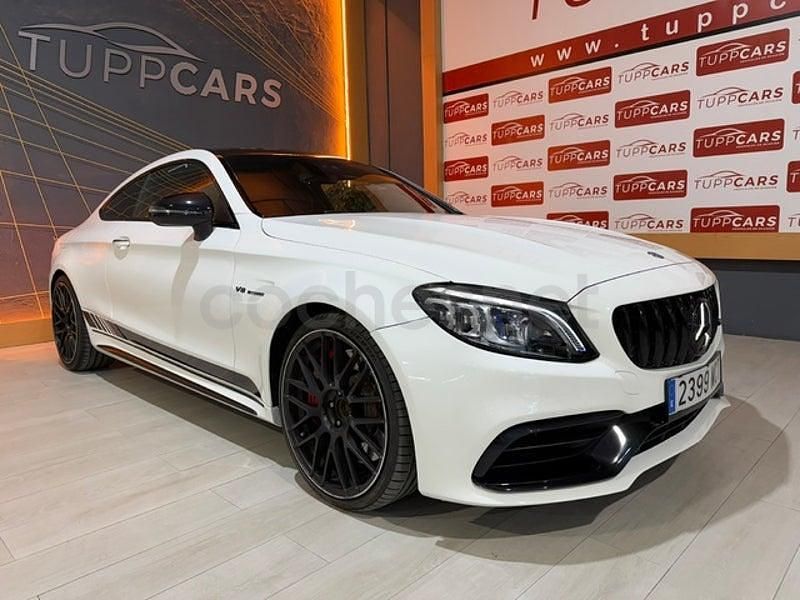 Usado Mercedes C63S AMG 510 CV (375 kW) 2020 Blanco Coupe