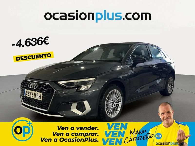 Usado Audi A3 Advanced Plus 116 HP (85 kW) 2024 Cinzento Sedan