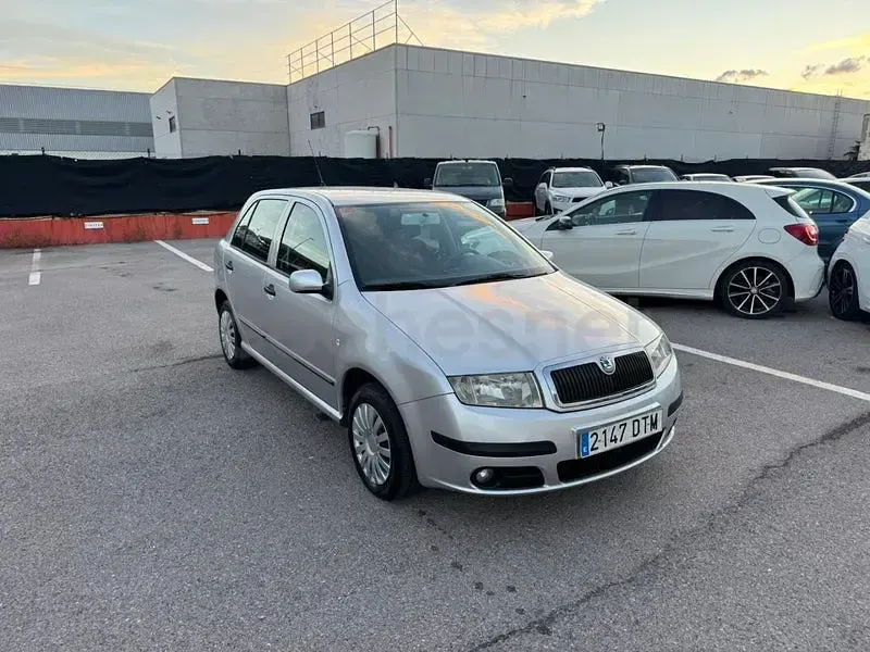 Usado Skoda Fabia Comfort 80 CV (58 kW) 2005 Gris / plata Berlina