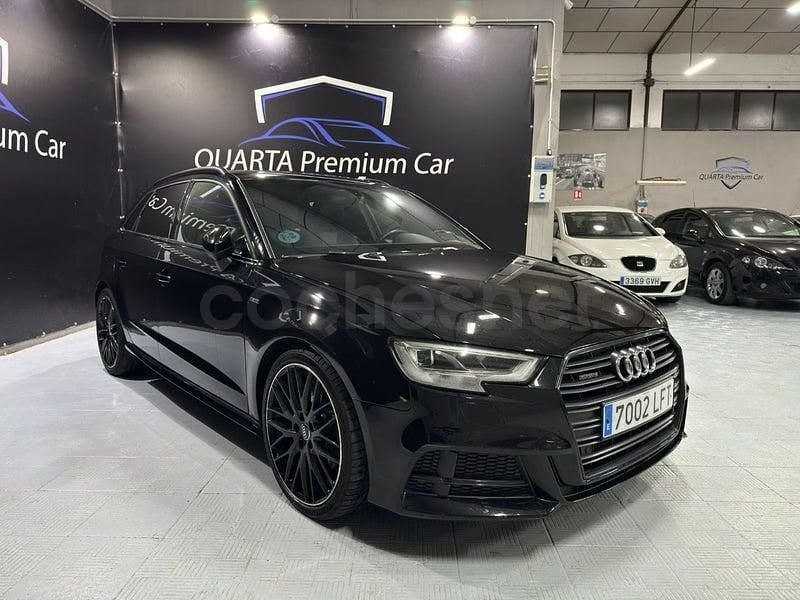 Usado Audi A3 190 CV (139 kW) 2020 Negro Berlina