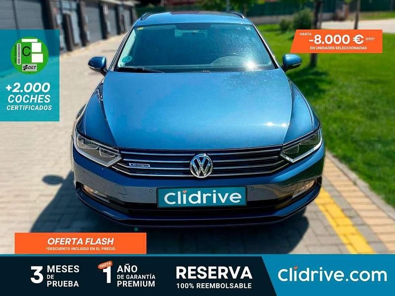 Azul Usado 2017 VW Passat Edition Familiar | 11.490 € (Precio justo) - Imagen 1/3