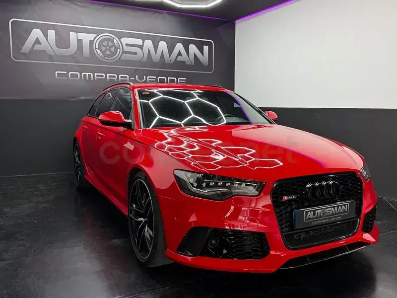 Usado Audi RS6 Sport 560 CV (411 kW) 2013 Rojo Familiar