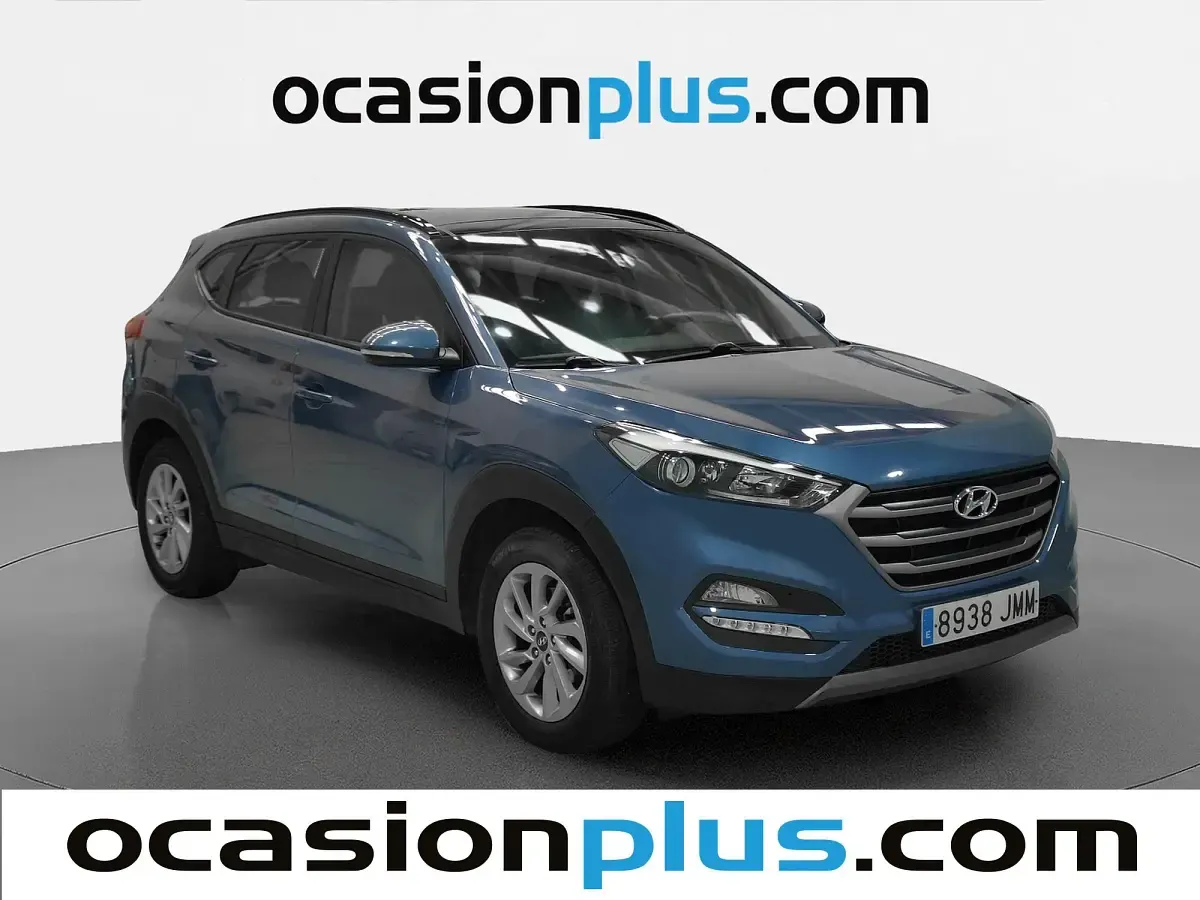 Usado Hyundai Tucson 115 CV (84 kW) 2016 Azul SUV