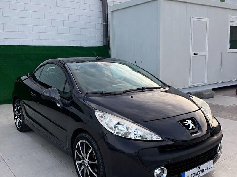 Usado Peugeot 207 CC Sport 150 CV (110 kW) 2009 Negro Descapotable