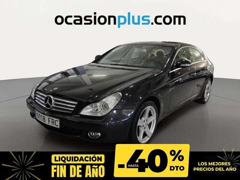 Usado Mercedes CLS350 292 CV (214 kW) 2007 Negro Coupe