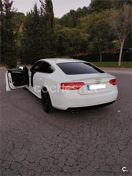 Usado Audi A5 Sportback S-Line 177 CV (130 kW) 2014 Blanco Utilitario