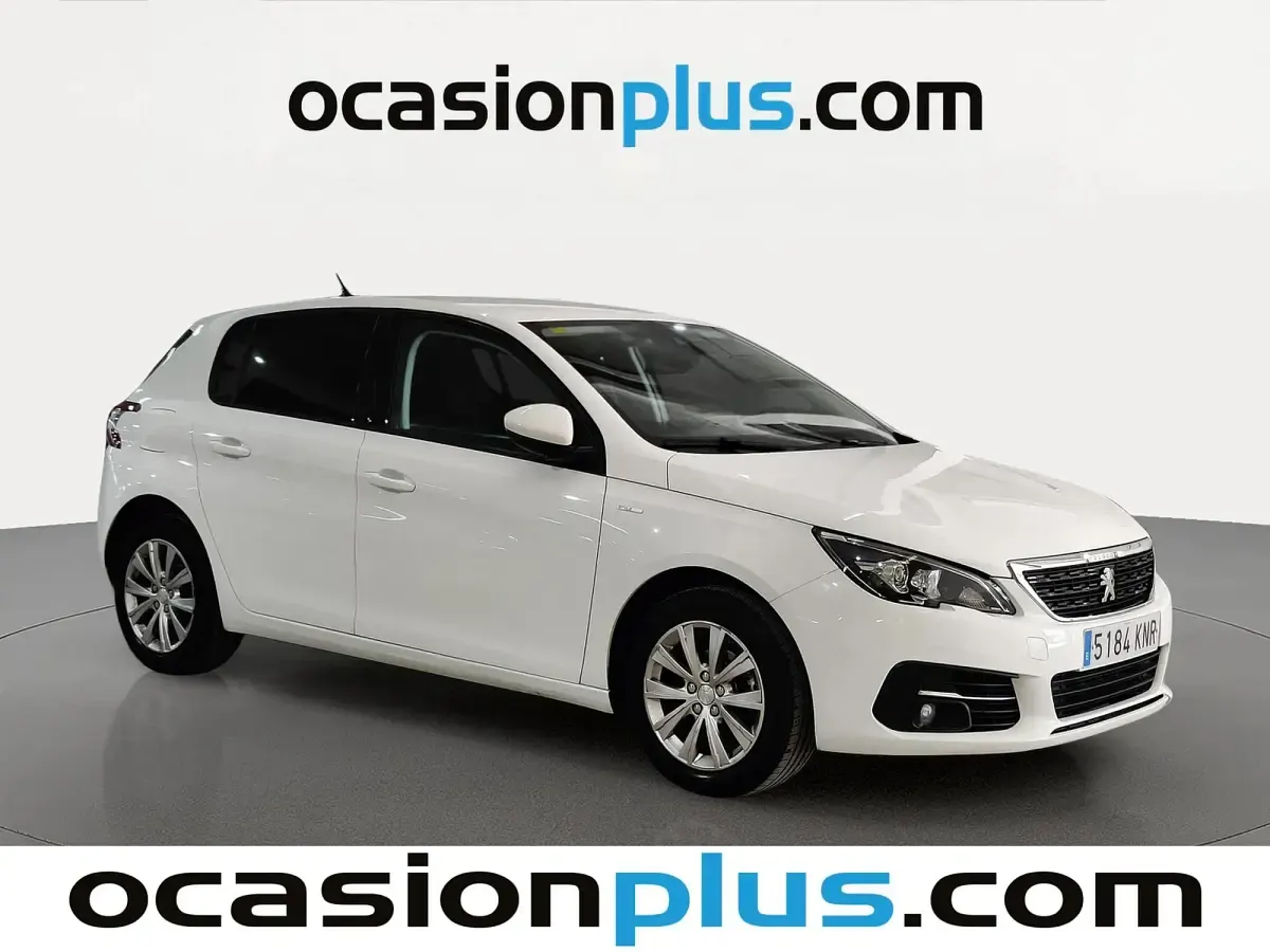 Usado Peugeot 308 Style 100 CV (73 kW) 2018 Blanco Utilitario