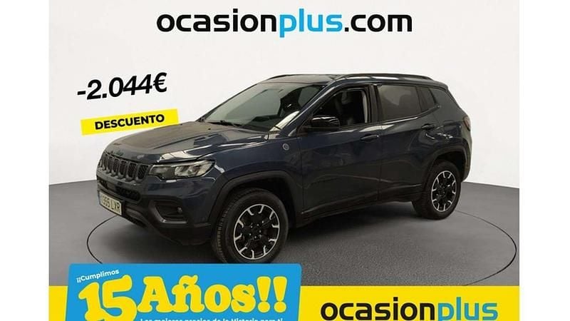 Azul Usado 2022 Jeep Compass Trailhawk SUV | 20.446 € (Buen precio) - Imagen 1/1