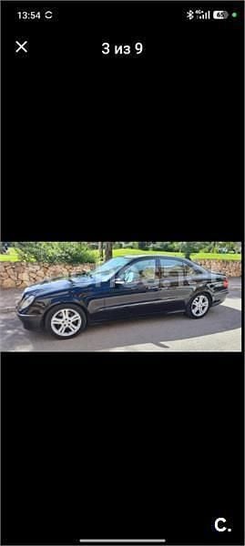 Usado Mercedes E320 Avantgarde 204 CV (150 kW) 2002 Negro Berlina