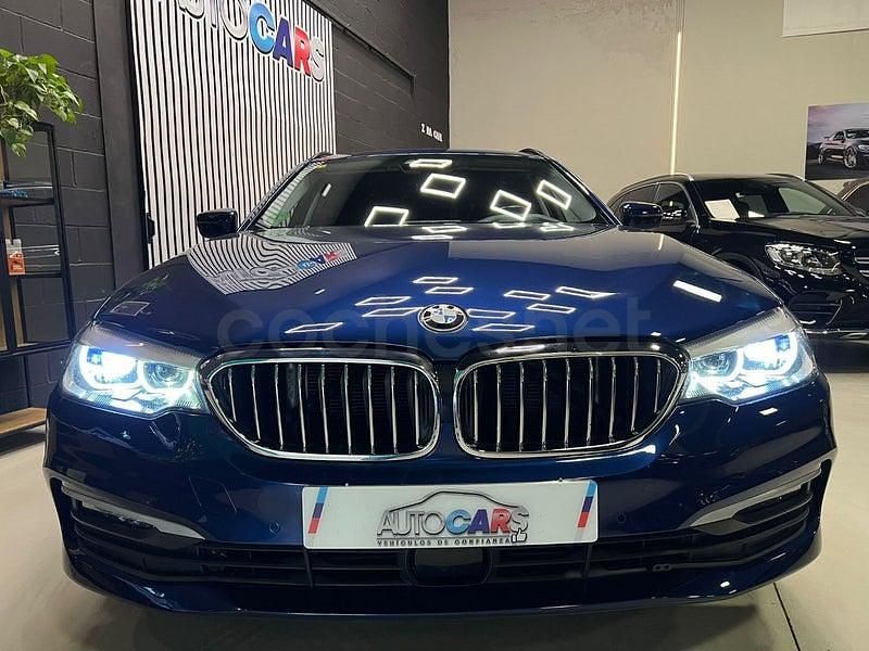 Usado BMW 520 190 CV (139 kW) 2018 Azul Familiar
