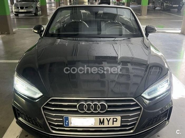 Usado Audi A5 Cabriolet S-Line 190 CV (139 kW) 2019 Gris / plata Descapotable