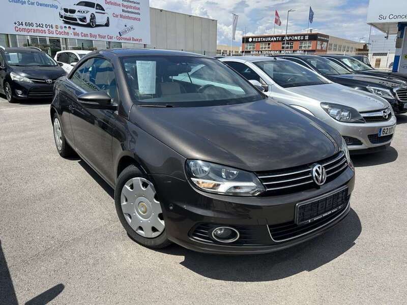 Marron metalico Usado 2011 VW Eos Exclusive Descapotable | 14.900 € - Imagen 1/4