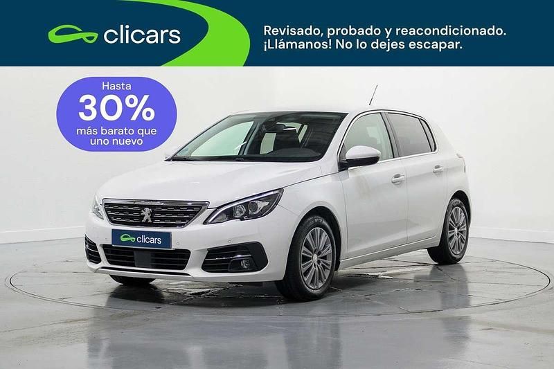 Usado Peugeot 308 Allure 131 CV (96 kW) 2021 Blanco Utilitario
