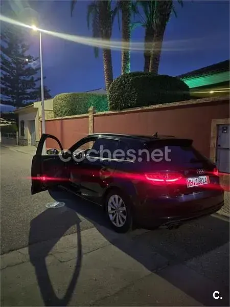 Usado Audi A3 S-Line 150 CV (110 kW) 2014 Negro Berlina