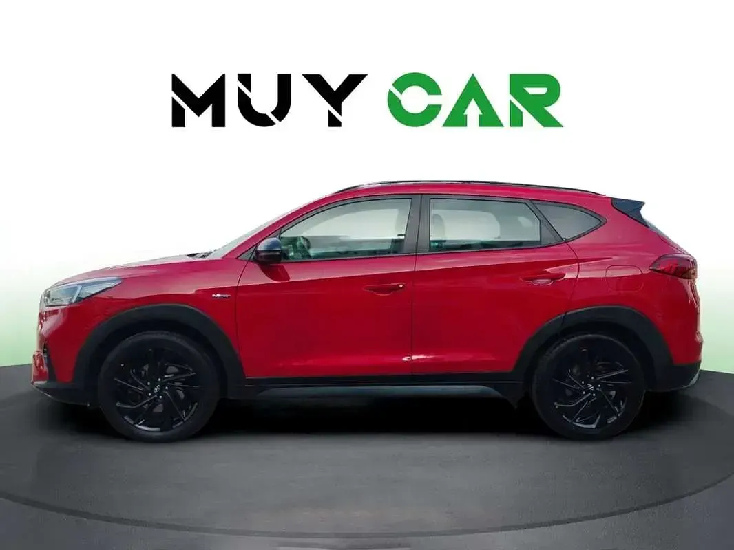 Usado Hyundai Tucson N Line 136 CV (100 kW) 2020 Rojo SUV