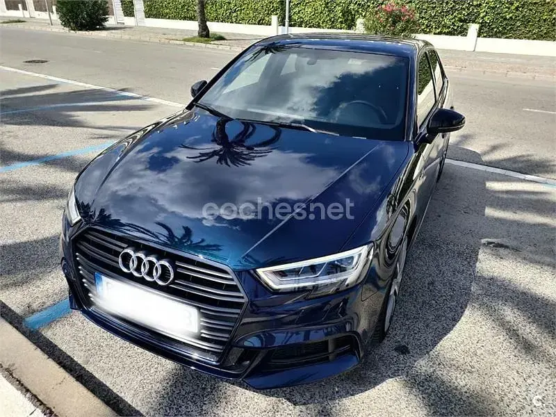 Usado Audi A3 Premium 150 CV (110 kW) 2018 Negro Berlina