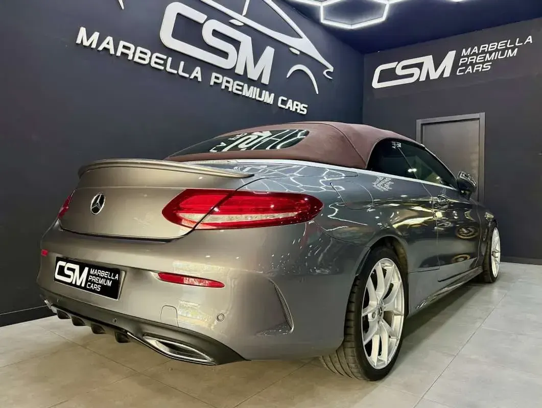Usado Mercedes C220 170 CV (125 kW) 2017 Gris Descapotable