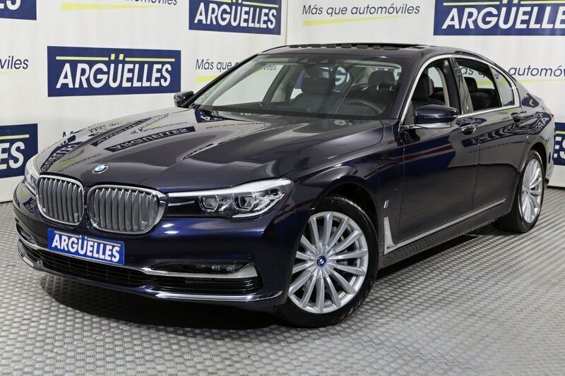 Azul Usado 2018 BMW 740 iPerformance Berlina | 41.500 € (Precio justo) - Imagen 1/4