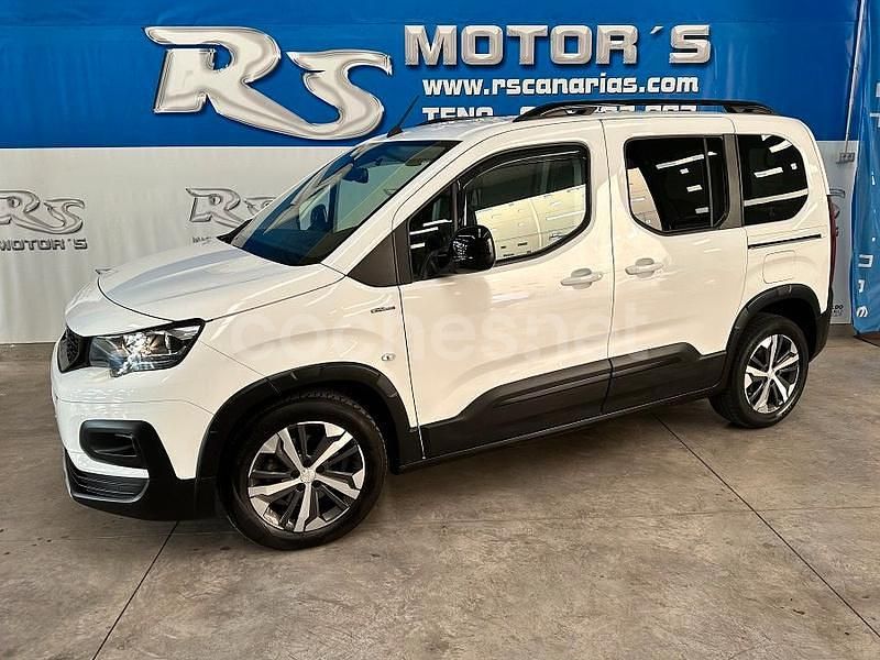 Usado Peugeot Rifter GT-line 110 CV (80 kW) 2019 Blanco Monovolumen