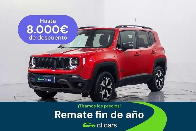 Rojo Usado 2022 Jeep Renegade Trailhawk SUV | 18.390 € (Super precio) - Imagen 1/4