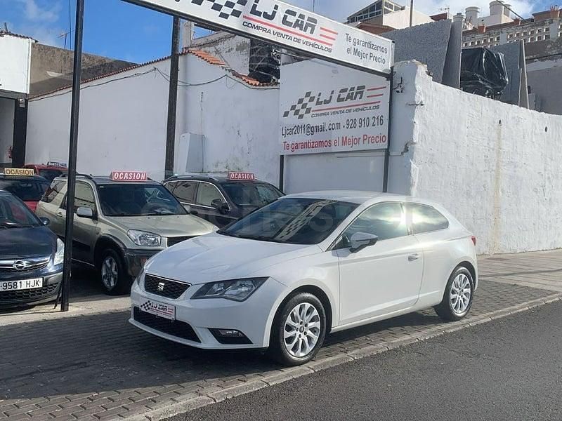 Usado Seat Leon SC Style 105 CV (77 kW) 2013 Blanco Utilitario