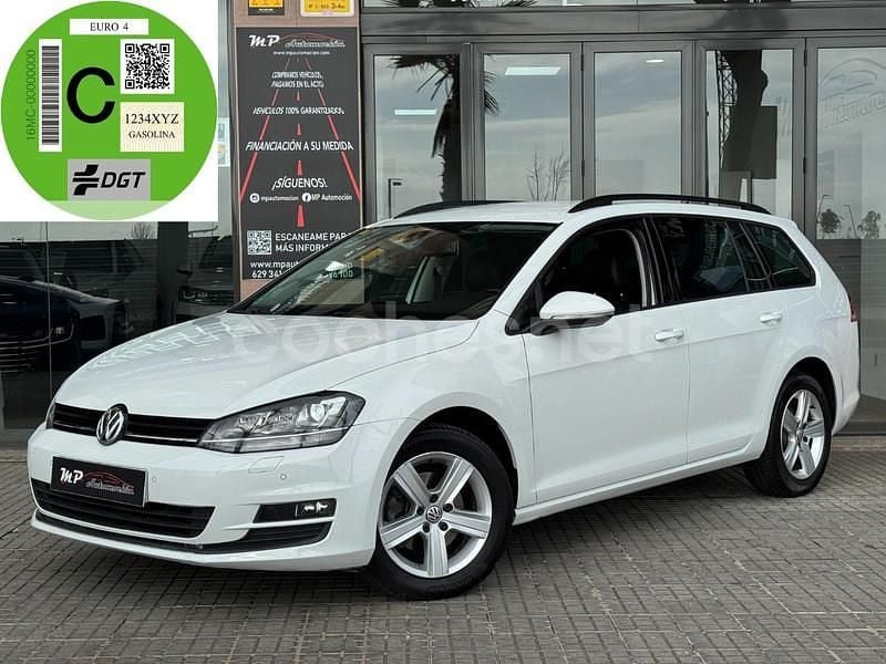 Blanco Usado 2015 VW Golf VII Advance Familiar | 13.490 € (Buen precio) - Imagen 1/4