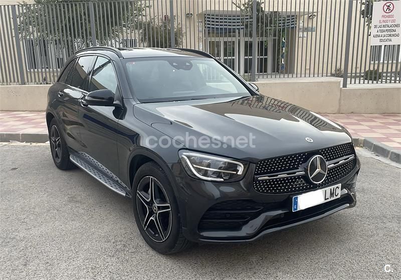 Usado Mercedes GLC220 170 CV (125 kW) 2020 Negro SUV