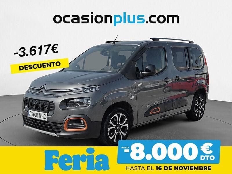 Gris Usado 2023 Citroën Berlingo Business Class Monovolumen | 19.550 € (Precio justo) - Imagen 1/4