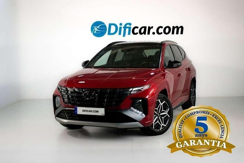 Rojo Usado 2022 Hyundai Tucson N Line SUV | 27.490 € (Caro) - Imagen 1/4