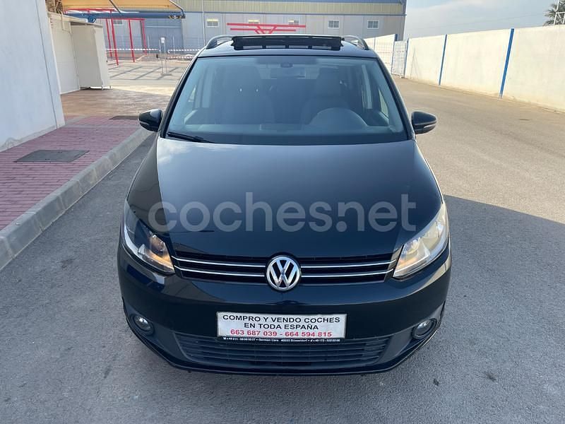 Negro Usado 2014 VW Touran Advance Monovolumen | 7800 € (Precio justo) - Imagen 1/4