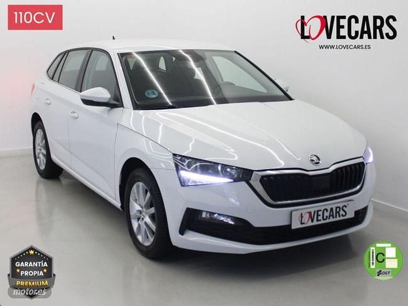 Usado Skoda Scala Ambition 110 CV (80 kW) 2021 Blanco Utilitario