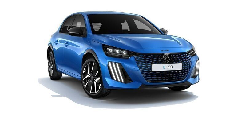 Azul Nuevo 2024 Peugeot e-208 Allure Utilitario | 31.490 € - Imagen 1/4