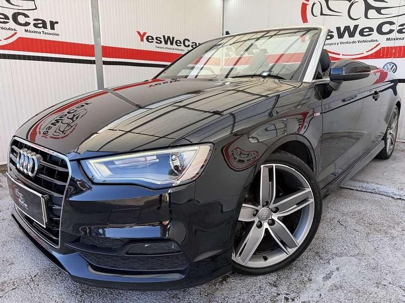 Usado Audi A3 Cabriolet Ambition 184 CV (135 kW) 2015 Negro Descapotable